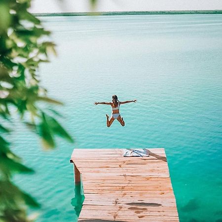 Hotel Awazul Bacalar Exterior foto