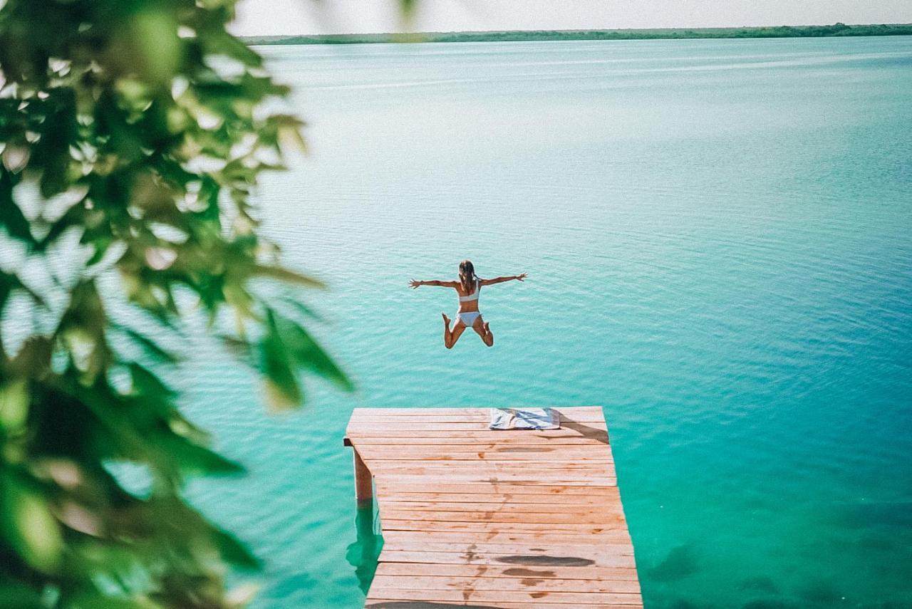 Hotel Awazul Bacalar Exterior foto