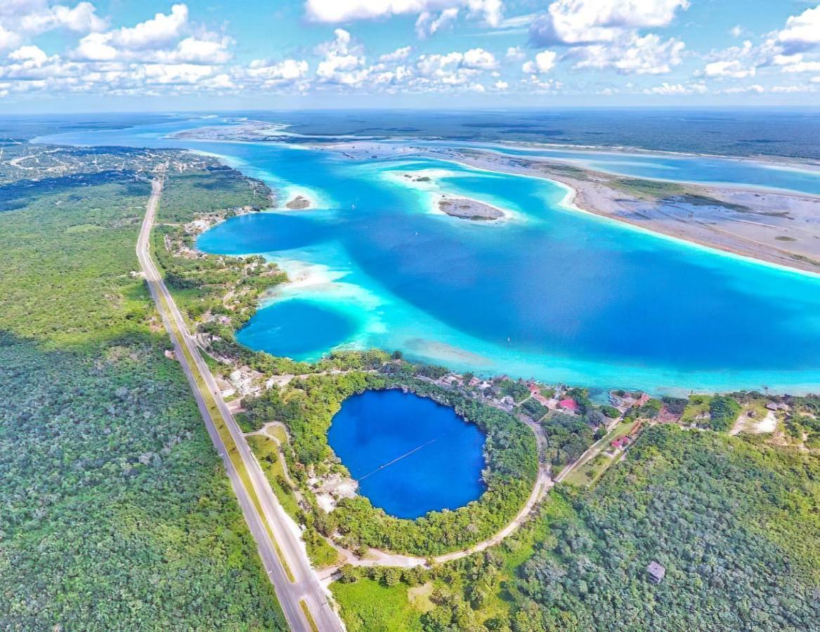 Hotel Awazul Bacalar Exterior foto